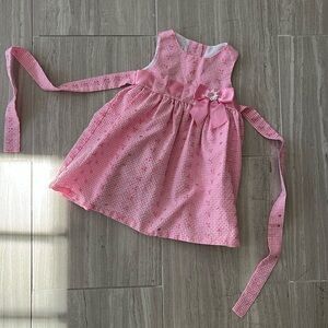 NWOT pink Bonnie Jean spring dress